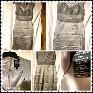 JAX Cocktail Dress in Pewter